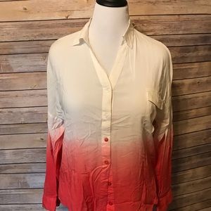 Ombré Button Down Shirt